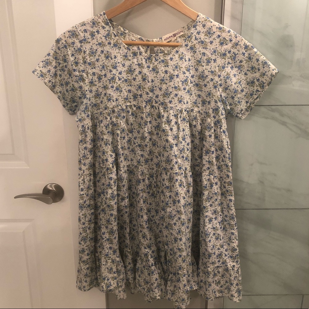 Babydoll Style Floral Romper Size Small